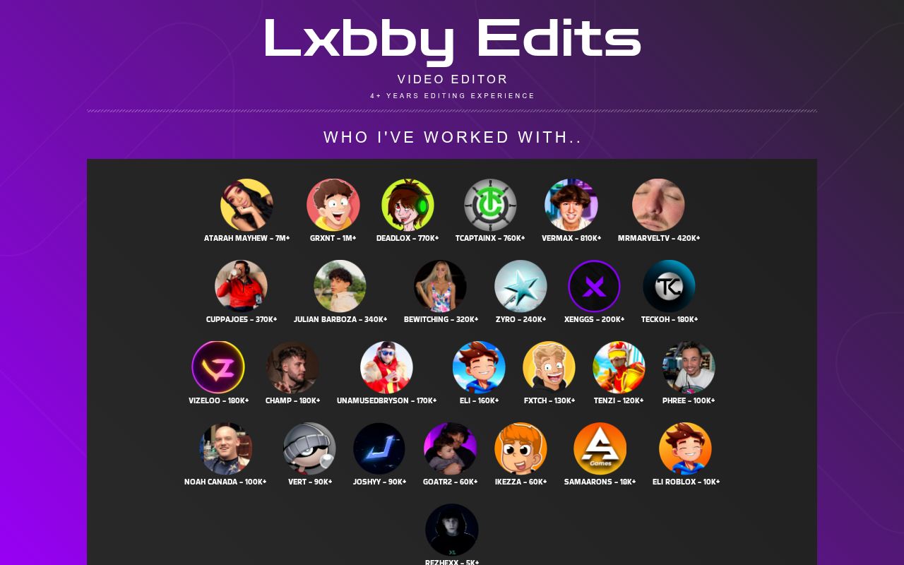 Lxbby Edits